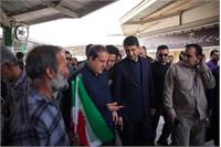 حضور وزیر ارتباطات و فناوری اطلاعات در پایانه مرزی مهران